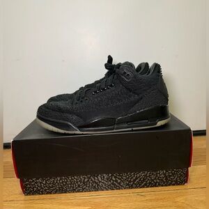 Jordan 3 Retro Flynit Black